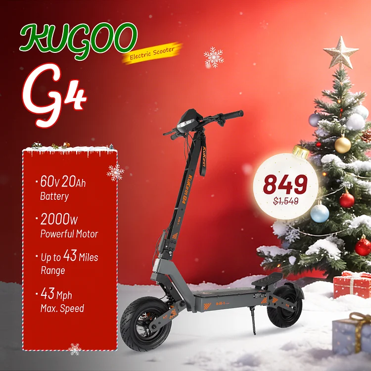 KUKIRIN G4 Electric Scooter | 2000W Powerful Motor All-terrain Scooter