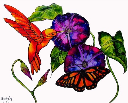 

Spring Flowers With Birds – Paint By Numbers - 40*50CM, 501 Original