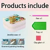 DIY Conch Special Shape Diamond Painting Jewelry Storage Box