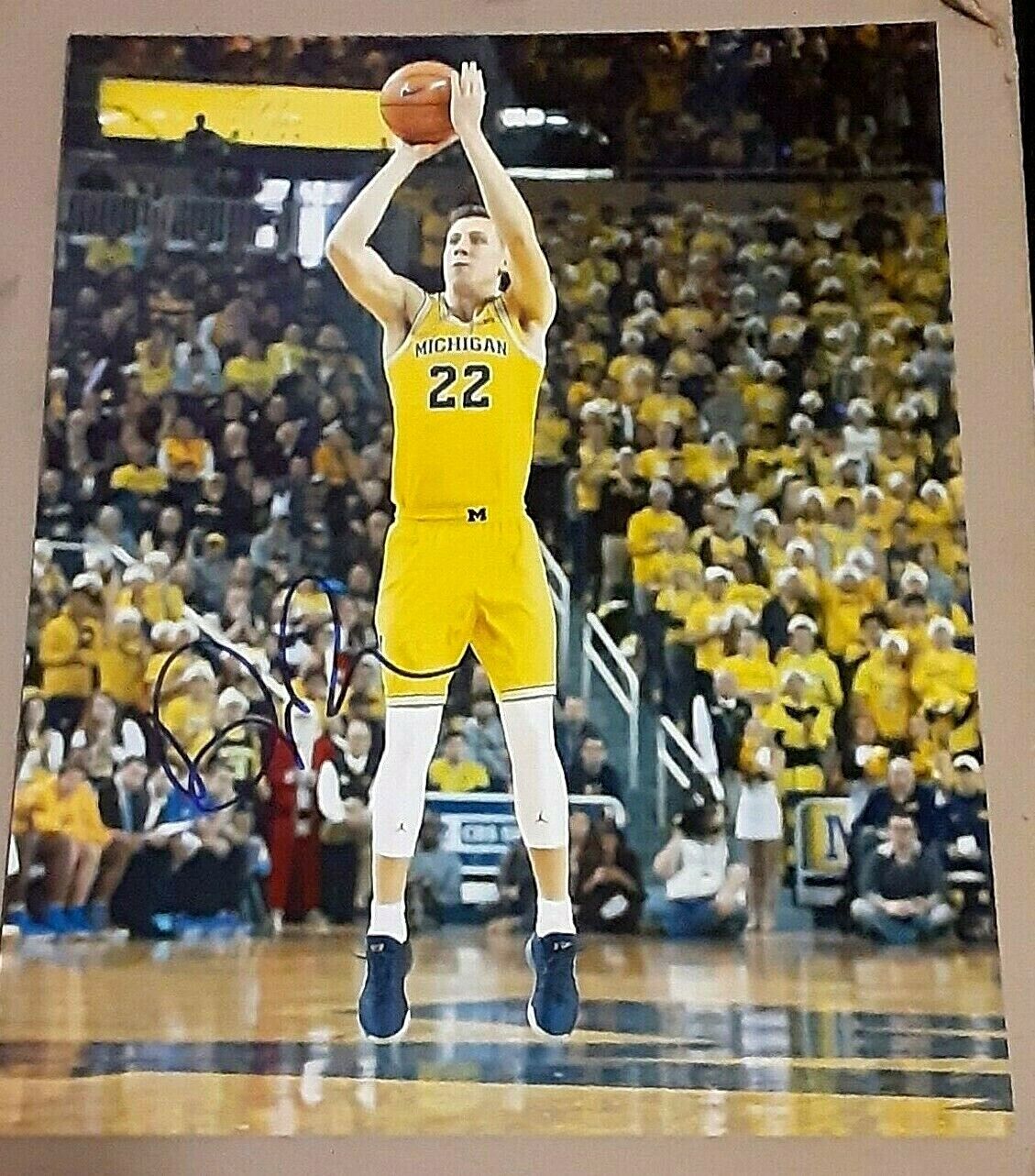 Duncan Robinson Michigan Wolverines SIGNED AUTOGRAPHED 8x10 Photo Poster painting COA Miami Heat