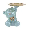 Bear Storage Tray Bear Tray Statue Decorative Jewelry Candy Tray for Home Office