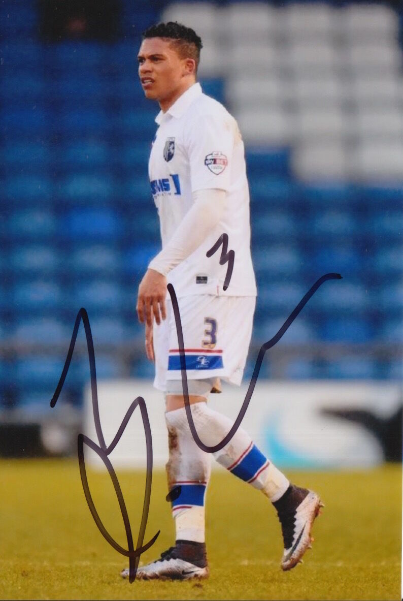 GILLINGHAM HAND SIGNED BRADLEY GARMSTON 6X4 Photo Poster painting.