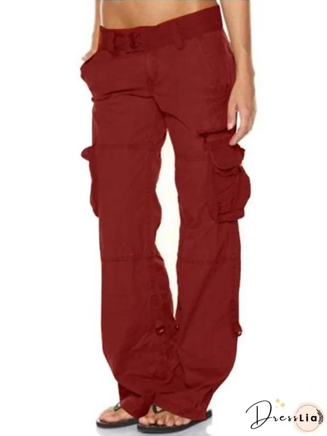 Contemporary Black Cargo Pants