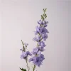 Luxe Real Touch Moisture Blue Purple White 2 Stems Delphinium Artificial Flower