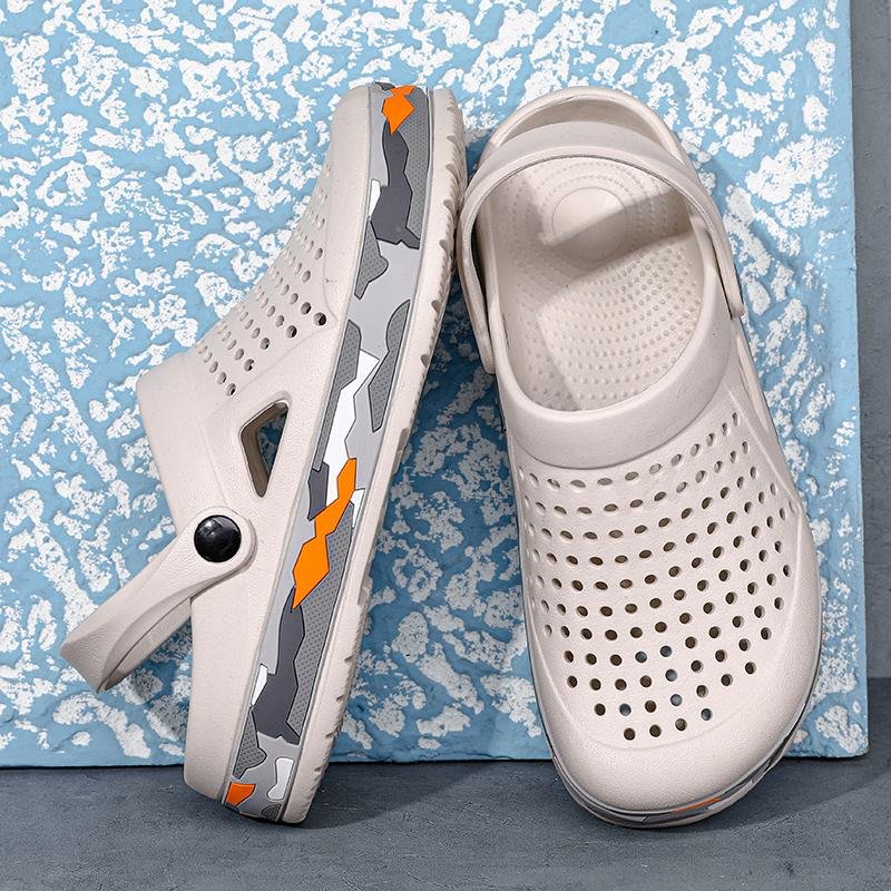 2021 summer casual men's hole shoes outdoor beach