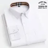 Men's Business Casual Pure Cotton Striped Long-sleeved Shirt