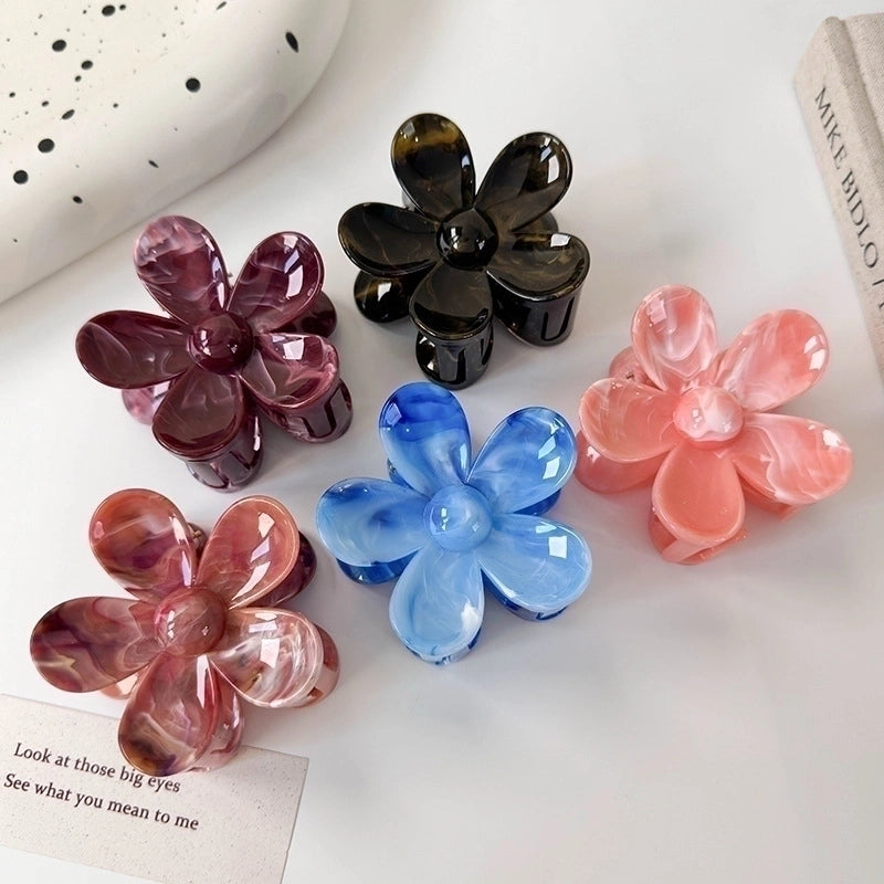 Women’s Elegant Vacation Tropical Flower Arylic Hair Clip