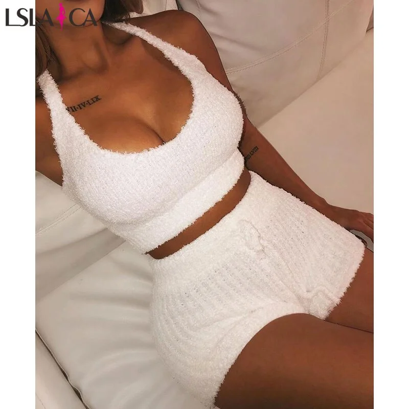 2 piece outfits for women white short tops&shorts pants slim elegant womens two piece sets office party women 2 piece set