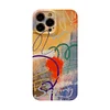 Indie Art Scrawl Painting Phone Hard Shell for iPhone 7-14