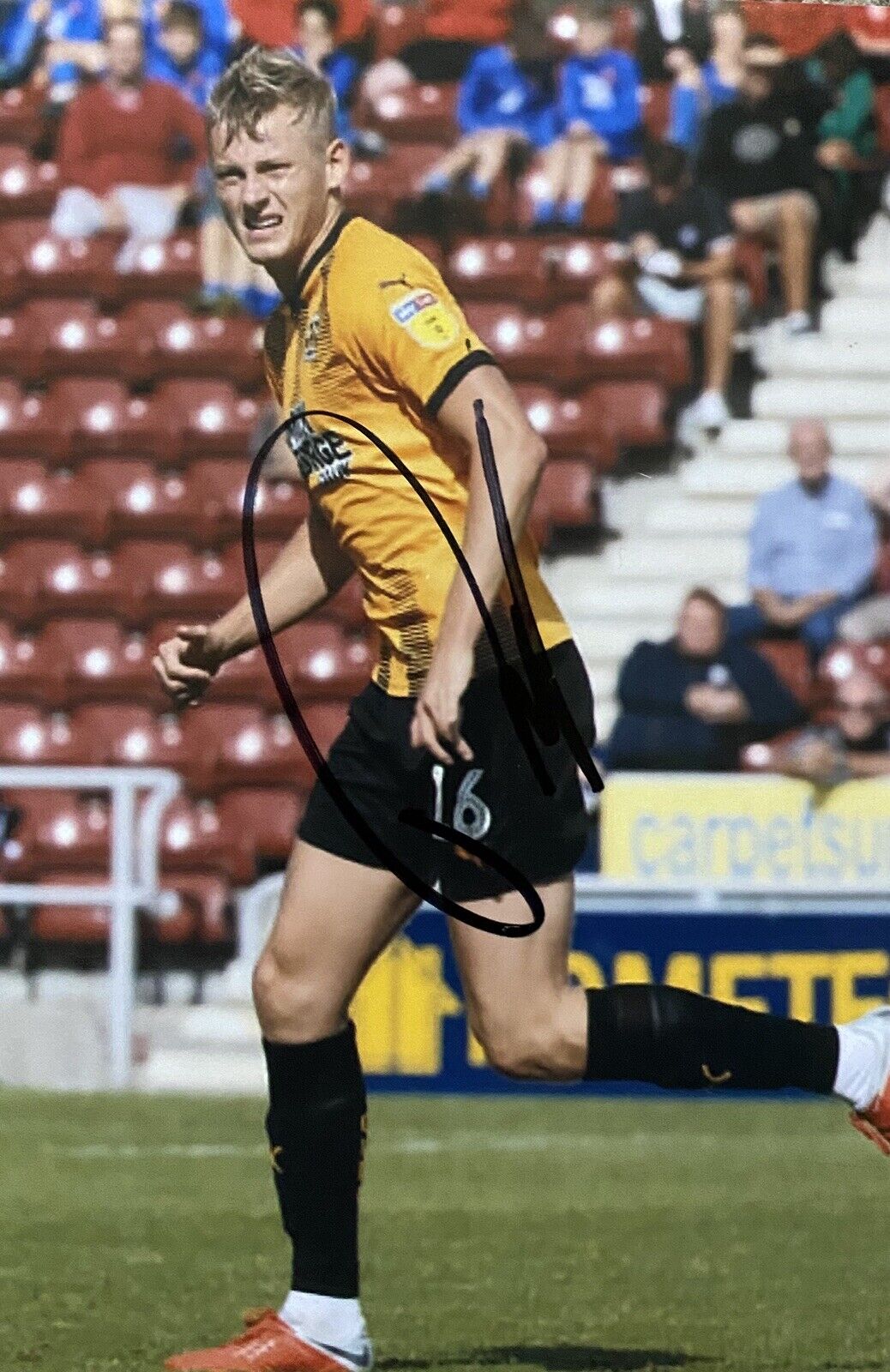 Harry Darling Genuine Hand Signed Cambridge United 6X4 Photo Poster painting 3