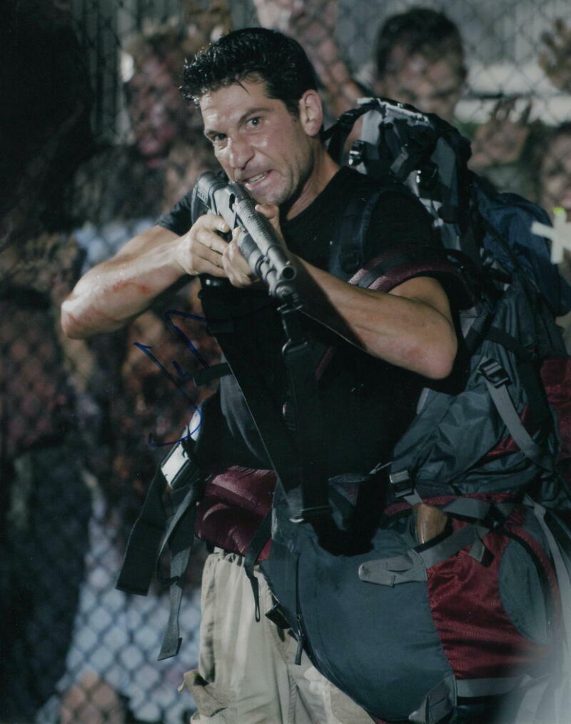JON BERNTHAL SIGNED AUTOGRAPH 8x10 Photo Poster painting - THE WALKING DEAD, PUNISHER STUD, FURY
