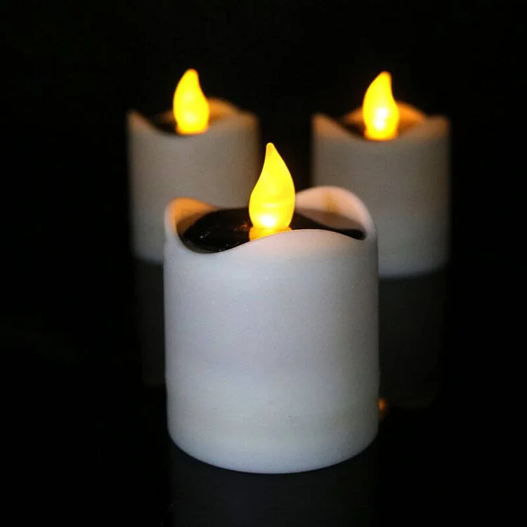 6pcs Solar Flameless LED Candles Lights Outdoor Garden Solar Candles Light CSTWIRE