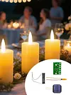 3.7V Flame LED PCB with Battery Box Realistic Flickering Effect Flame Lamp Wick