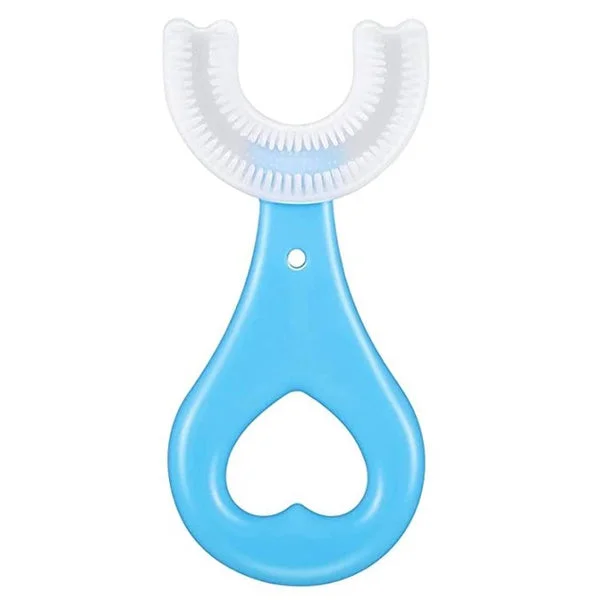 U Shaped Silicon Toothbrush For Kids