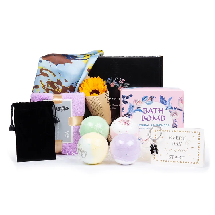 Bath Bombs Set Spa Gift Box Mother's Day Gift
