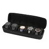5 Slots Watch Travel Case Roll Soft Foam Pillows Fit Up To 61mm Face Size Watch