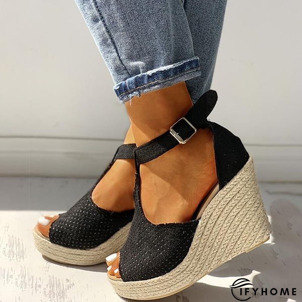 Women Summer Fish Mouth Wedge Sandals | IFYHOME