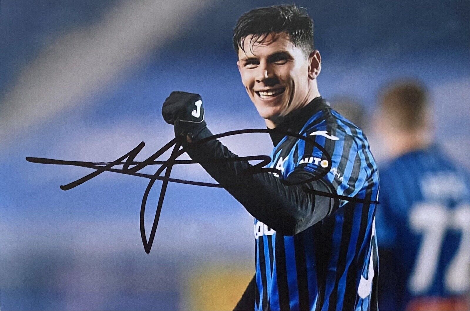 Matteo Pessina Genuine Hand Signed Atalanta B.C. 6X4 Photo Poster painting, See Proof