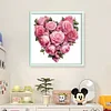 (Multi-Style) Flowers And Butterfly-11CT Stamped Cross Stitch 40*40cm/15.75*15.75in