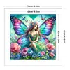 Colorful Butterfly Fairy-11CT Stamped Cross Stitch 50*50cm/19.69*19.69in tapestrymarket