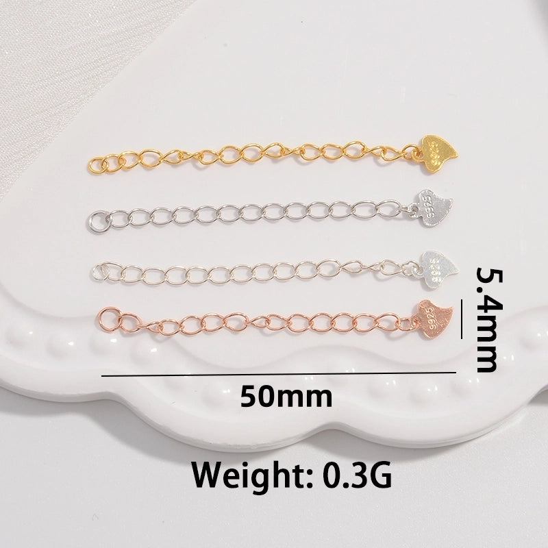 1 Piece 925 Sterling Silver 22K Gold Plated Rhodium Plated Silver Plated Jewelry Accessories