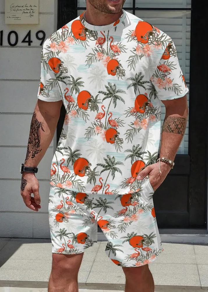 Cleveland Browns Limited Edition Top And Shorts Two-Piece Suits