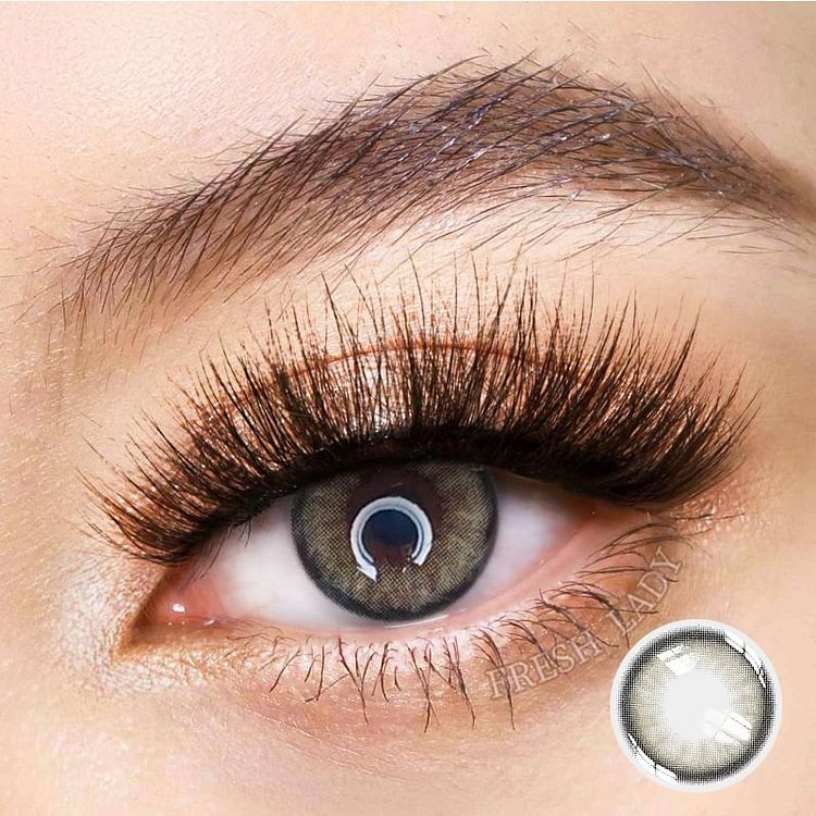 Freshlady Fog Pearl Gray Colored Contact Lenses