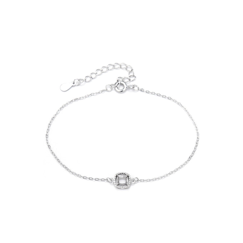 925 Sterling Silver Bracelets Minimalist