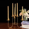 Elegant 6 Heads Candle Holder Table Centerpiece