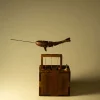 Handmade Wooden Swan/Narwhal Automaton