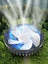 USB Car Fan 360 Rotatable Rear Seat Fan Car Cooling Fan for Sedan SUV Truck Van