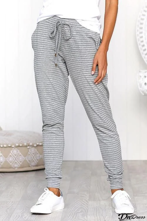 Striped Frenulum Pants