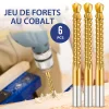 6 Pi&egrave;ces Jeu de Forets au Cobalt