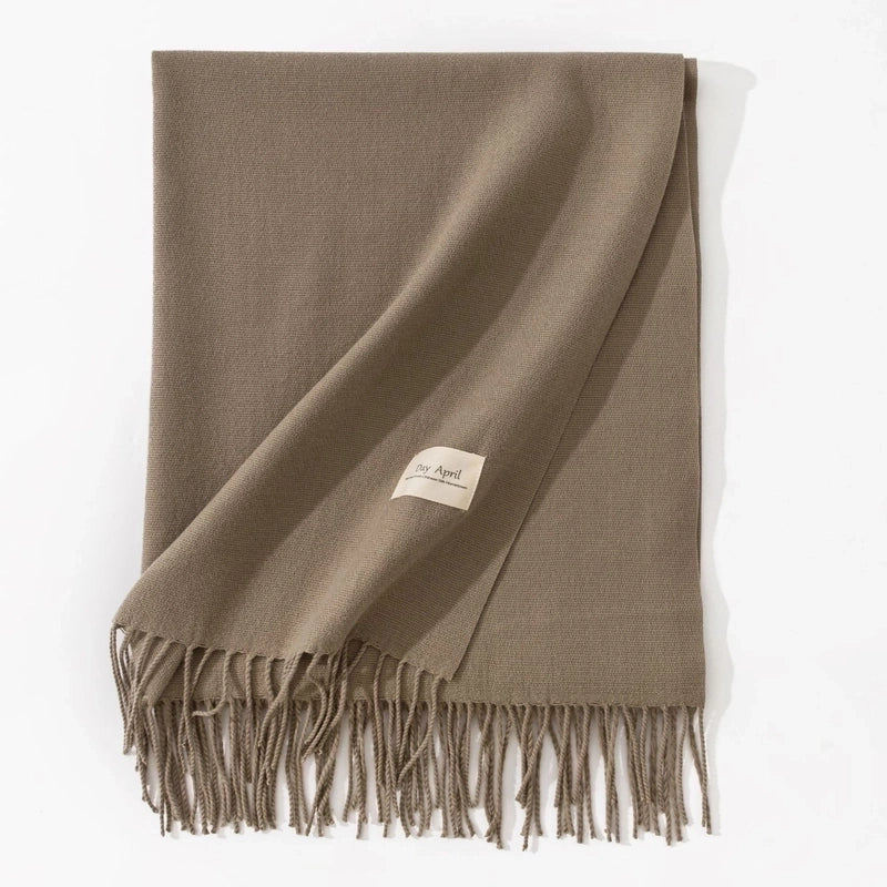 Scarf Winter Warm Windproof Shawl Women’s High-end Korean Style Women’s Cashmere Scarf