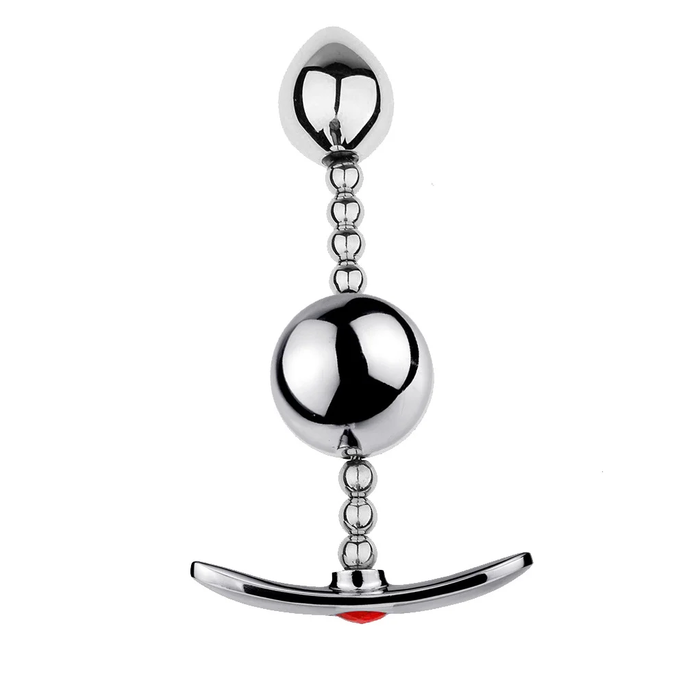 Metal Bead Pulling Anal Plug Sex Toy For Adults Rosetoy Official