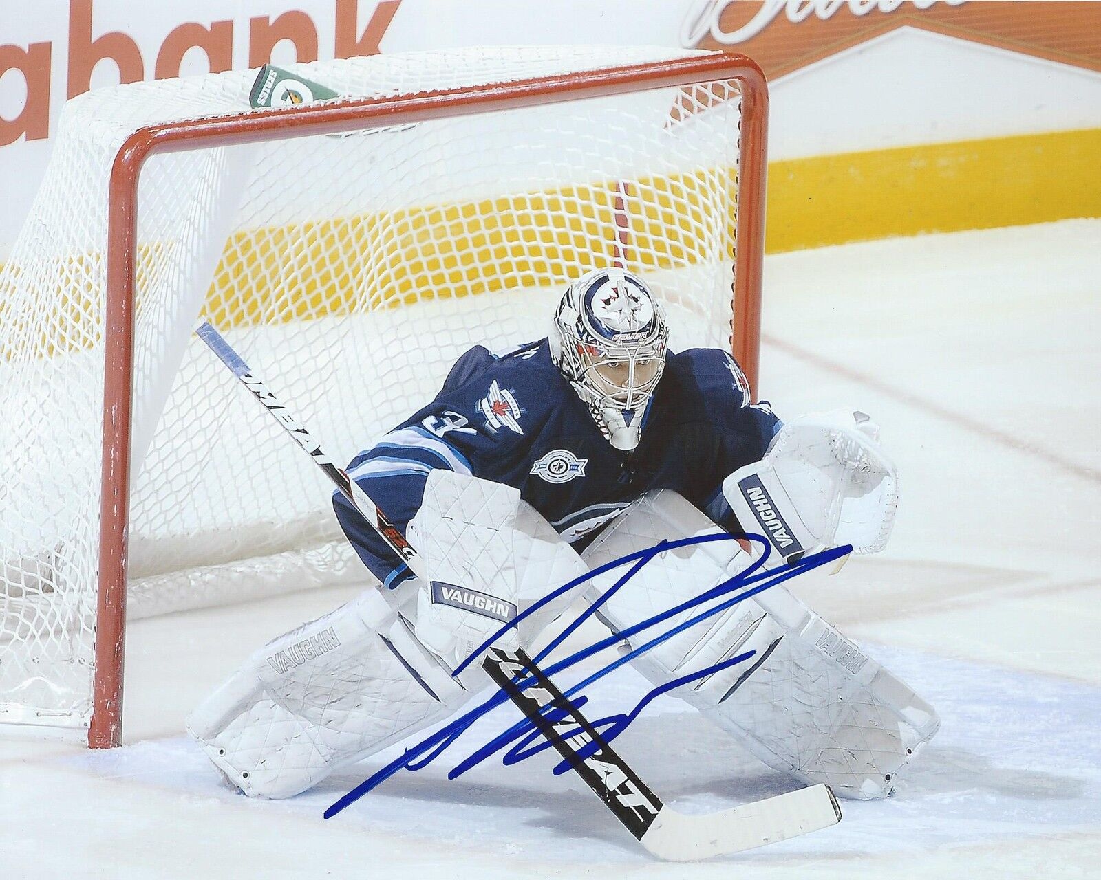 Ondrej Pavelec Signed 8x10 Photo Poster painting Winnipeg Jets Autographed COA D