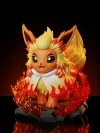 Small & Big Scale Kyojuro Rengoku Cosplay Flareon - Demon Slayer: Kimetsu No Yaiba Pokemon Resin Statue - ZhengHuo Studio
