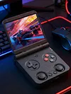 Foldable Retro Handheld Game Console 3.4 Inch IPS Screen 3000mAh Battery Flip Design Portable Pocket Arcade (TF Card Is Not Included)