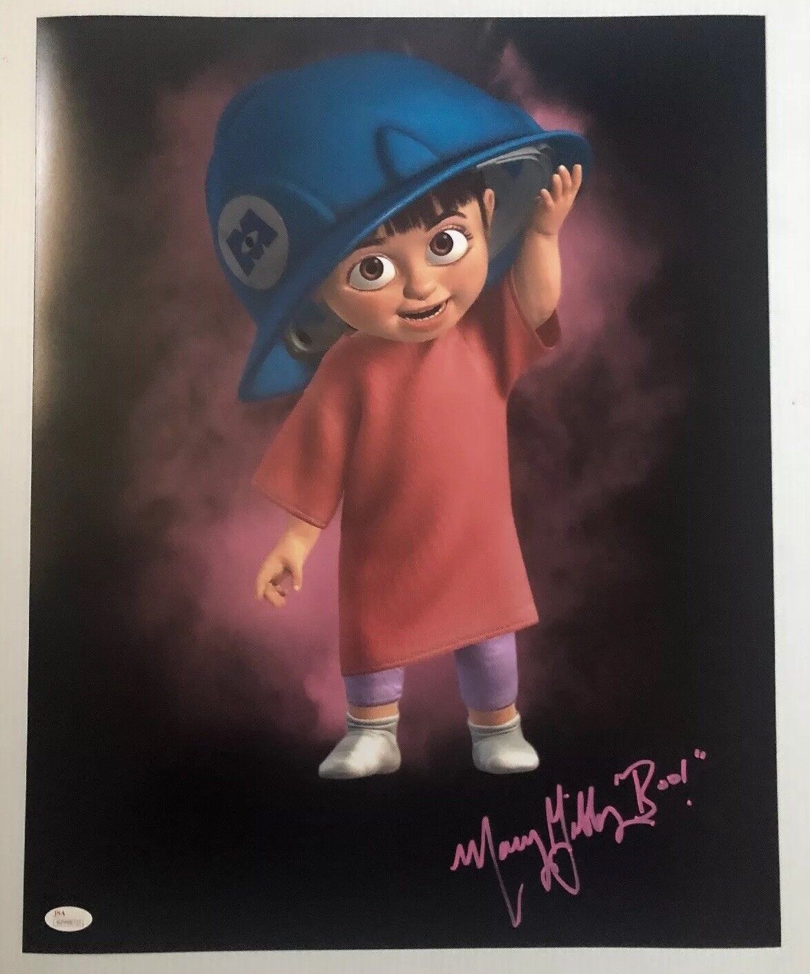 Mary Gibbs Signed Autographed 16x20 Photo Poster painting Monsters Inc Full Name Auto JSA COA 1