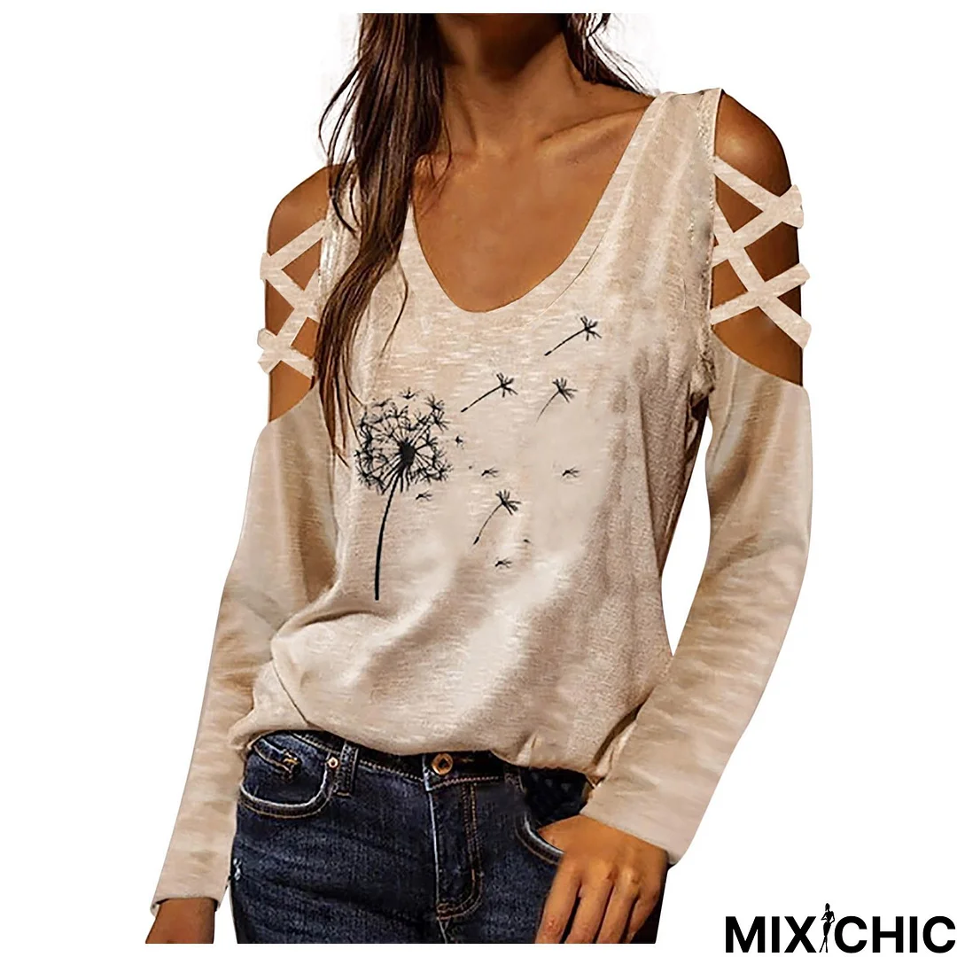 Khaki Casual Cutout Top