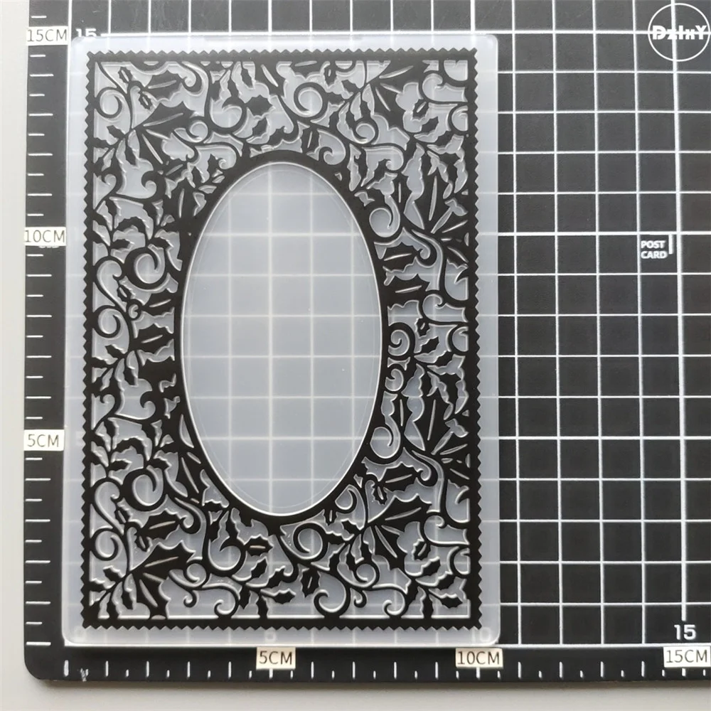 Nigikala Styles) 2023 NEW Lace Embossing Folders for Scrapbooking Paper Album Cards Making Supplies 3D Plastic Cutting Dies Crafts