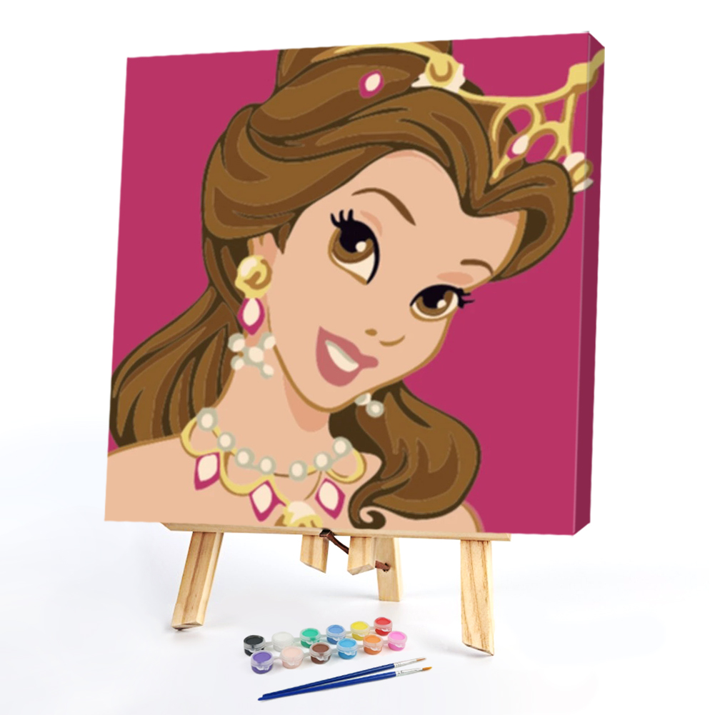 

20*20CM - Paint By Numbers - Cartoon Princess, 501 Original