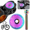 Titanium Headset Stem Top Cap with Bolt M6 MTB Headset Top Cap Bike Parts