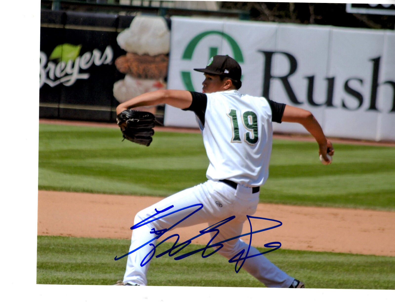 Jen-Ho Tseng Chicago Cubs top prospect hand signed auto 8x10 Kane County Cougars