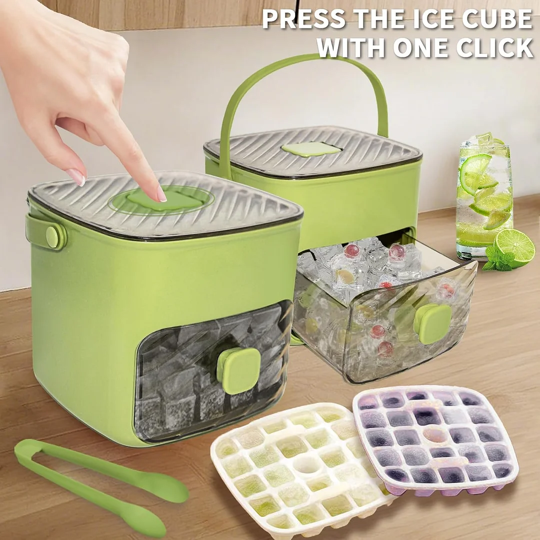 Tragbare Eismaschine mit Deckel und Aufbewahrung sbox