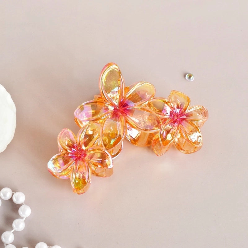 Cute Women’s Flower Plastic Hair Claws