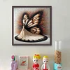 Piano Girl-11CT Stamped Cross Stitch 40*40cm/15.75*15.75in