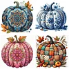 (4-Pack)Pumpkin-Full Round Diamond Painting 30*30CM