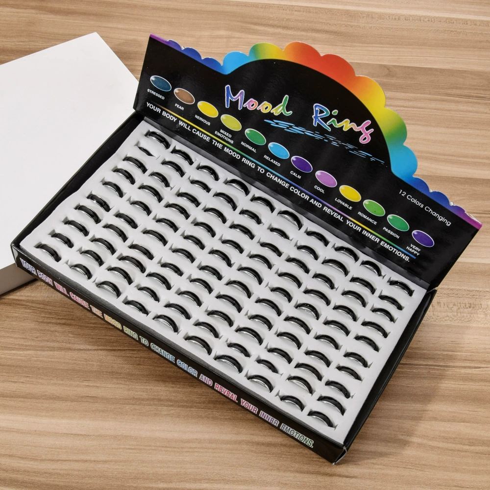 4mm/6mm Thermochromic Rings Box of 100