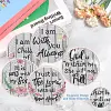 6pcs DIY Diamond Painting Coaster Kit With Holder - Faith